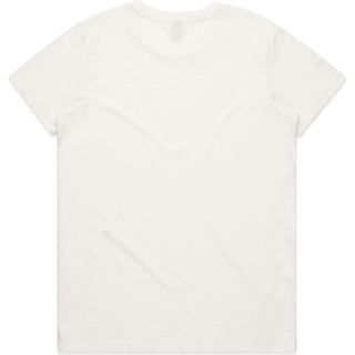 AS Colour 4051 Wo's Basic Tee - Back View | color:Natural|view:back