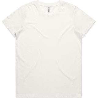AS Colour 4051 Wo's Basic Tee - Front View | color:Natural|view:front