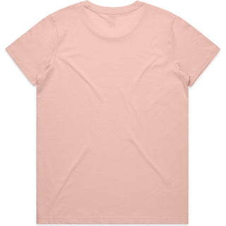 AS Colour 4051 Wo's Basic Tee - Back View | color:Pale Pink|view:back
