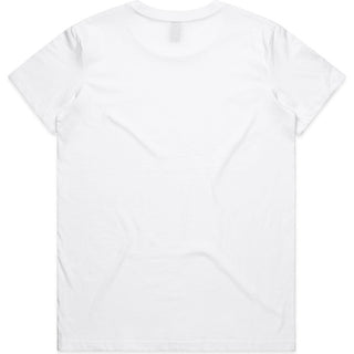 AS Colour 4051 Wo's Basic Tee - Back View | color:White|view:back
