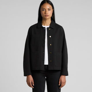 AS Colour Women's Canvas Chore Jacket | 4524 (Black)