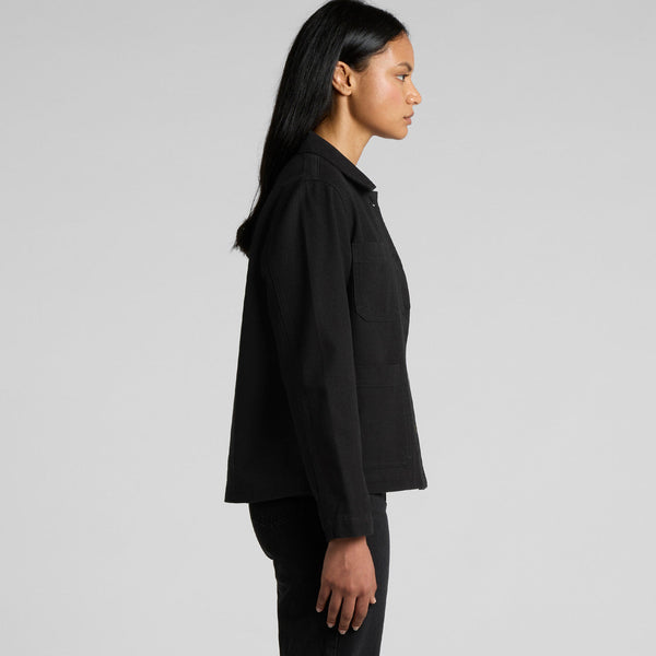 AS Colour Women's Canvas Chore Jacket | 4524 (Black)