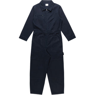 AS Colour 4981 Wo's Canvas Coveralls - Front View | color:Navy|view:front