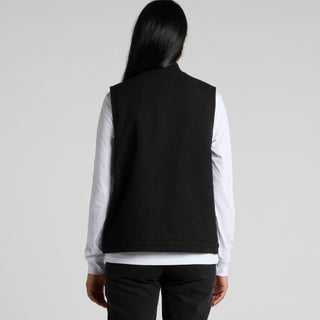 AS Colour Women's Canvas Heavy Vest | 4528 (Black)