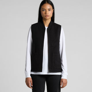 AS Colour Women's Canvas Heavy Vest | 4528 (Black)