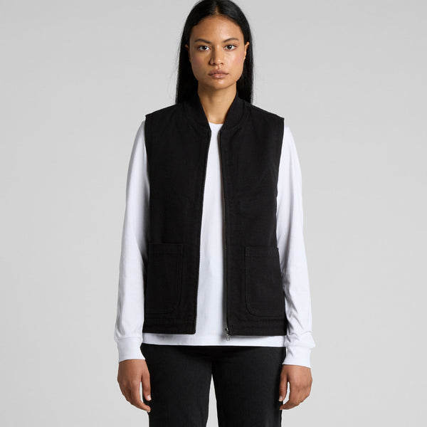 AS Colour Women's Canvas Heavy Vest | 4528 (Walnut)