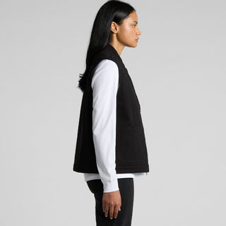 AS Colour Women's Canvas Heavy Vest | 4528 (Black)