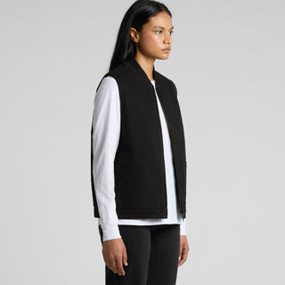 AS Colour Women's Canvas Heavy Vest | 4528 (Black)