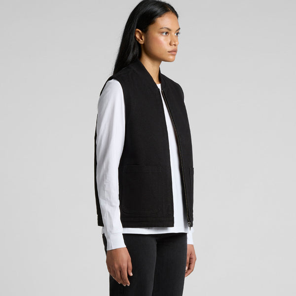 AS Colour Women's Canvas Heavy Vest | 4528 (Black)