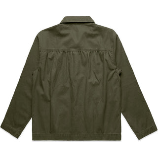 AS Colour 4522 Wo's Chore Jacket - Back View | color:Army|view:back