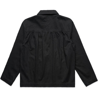 AS Colour 4522 Wo's Chore Jacket - Back View | color:Black|view:back