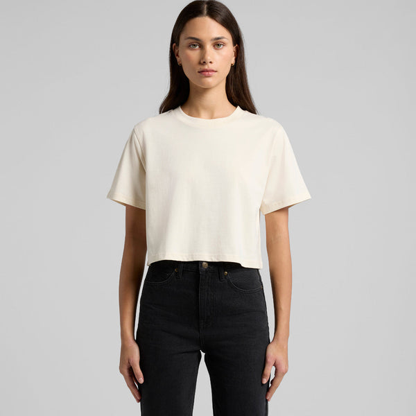 AS Colour Women's Classic Crop Tee | 4072 (Black)