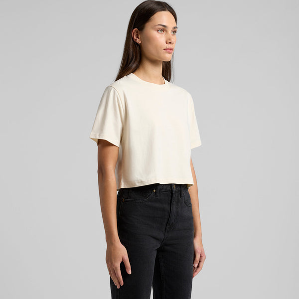 AS Colour Women's Classic Crop Tee | 4072 (Black)