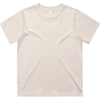 AS Colour  Wo's Classic Minus Tee [-5cm] 4079 (Bone) - Front View | color:|view:front