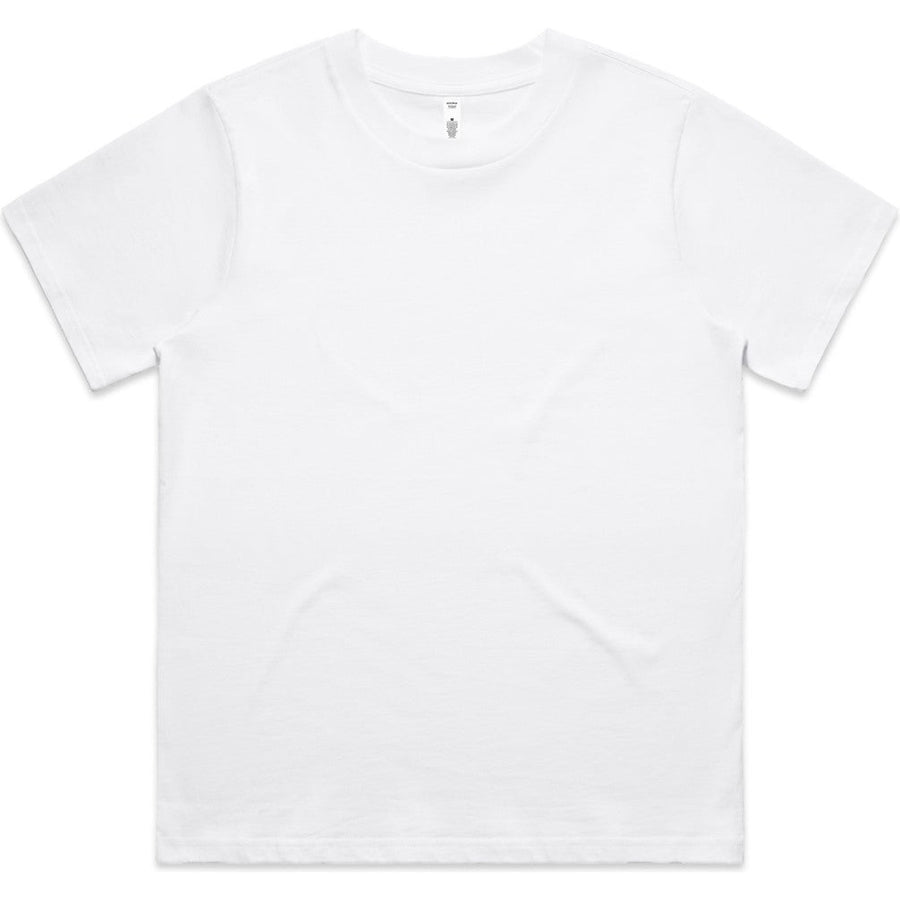 AS Colour Women's Classic Minus Tee [-5cm] 4079 (White)