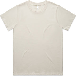 AS Colour 4026 Wo's Classic Tee - Front View | color:Bone|view:front