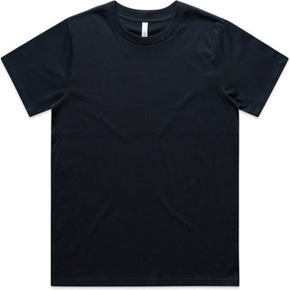 AS Colour 4026 Wo's Classic Tee - Front View | color:Navy|view:front