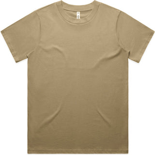 AS Colour 4026 Wo's Classic Tee - Front View | color:Sand|view:front