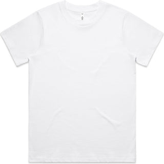 AS Colour 4026 Wo's Classic Tee - Front View | color:White|view:front