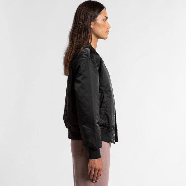AS Colour Women's College Bomber Jacket | 4511 (Black)