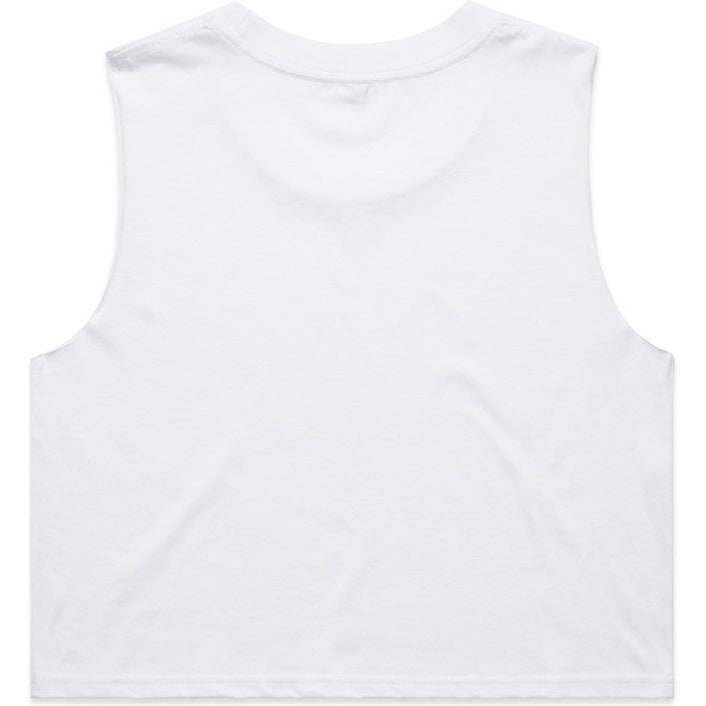 AS Colour Women's Crop Tank | 4068 (White)