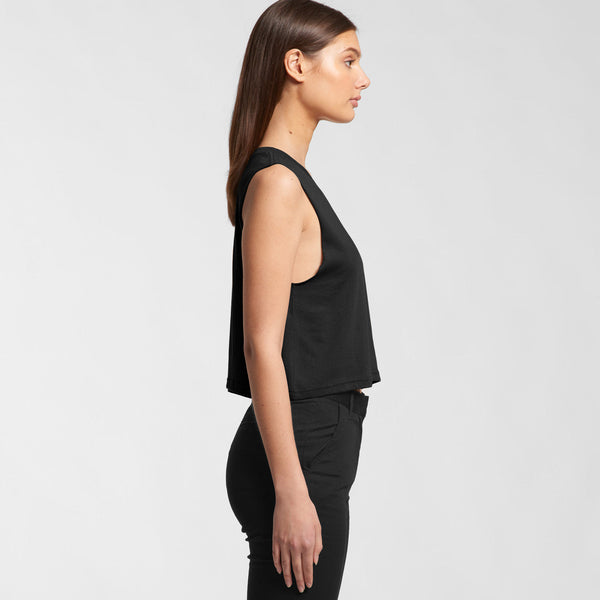 AS Colour Women's Crop Tank | 4068 (Black)