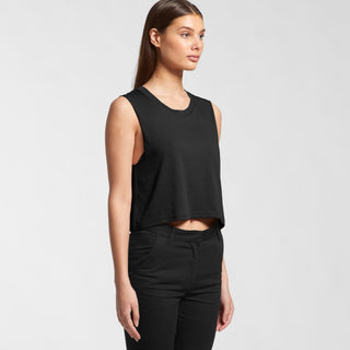 AS Colour Women's Crop Tank | 4068 (Black)