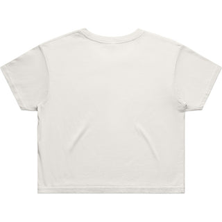 AS Colour 4062 Wo's Crop Tee - Back View | color:Natural|view:back