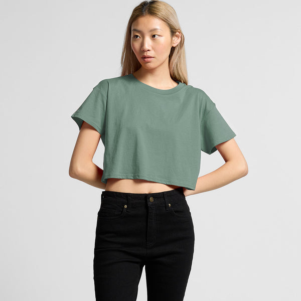 AS Colour Women's Crop Tee | 4062 (Grey Marle)