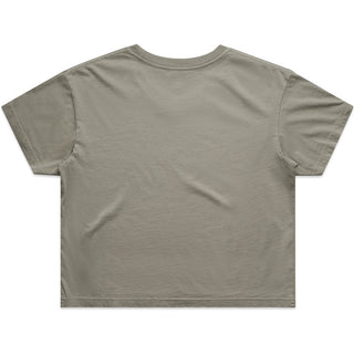 AS Colour 4062F Wo's Faded Crop Tee - Back View | color:Faded Dust|view:back