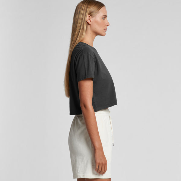 AS Colour Women's Faded Crop Tee | 4062F (Faded Black)