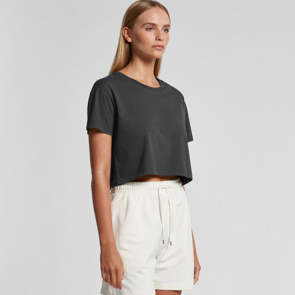 AS Colour Women's Faded Crop Tee | 4062F (Faded Dust)