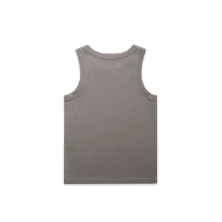 AS Colour 4034 Wo's Faded Organic Rib Tank - Back View | color:Faded Grey|view:back