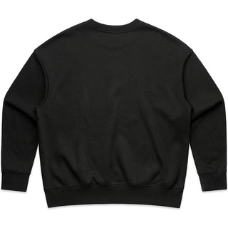 AS Colour 4145 Wo's Heavy Crew - Back View | color:Black|view:back