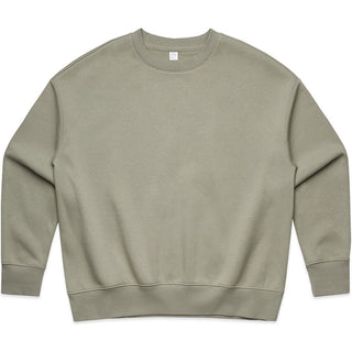 AS Colour 4145 Wo's Heavy Crew - Front View | color:Eucalyptus|view:front