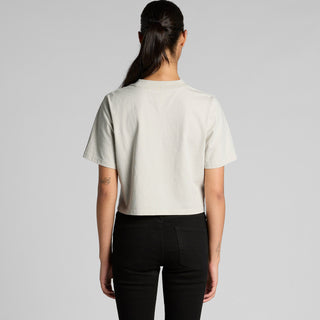 AS Colour Women's Heavy Faded Crop Tee | 4089 (Faded Bone)