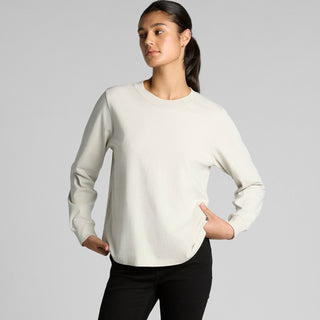 AS Colour Women's Heavy Faded L/S Tee | 4083 (Faded Black)