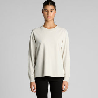 AS Colour Women's Heavy Faded L/S Tee | 4083 (Faded Black)
