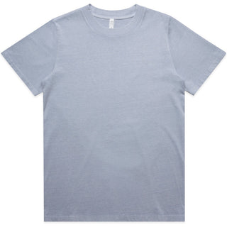 AS Colour 4082 Wo's Heavy Faded Tee - Front View | color:Faded Powder|view:front
