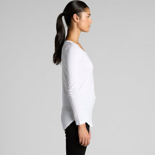 AS Colour Women's Mali L/S Tee | 4009 (White)