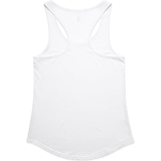 AS Colour 4013 Wo's Mali Racerback - Back View | color:White|view:back