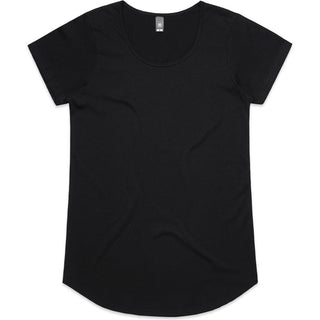 AS Colour 4008 Wo's Mali Tee - Front View | color:Black|view:front