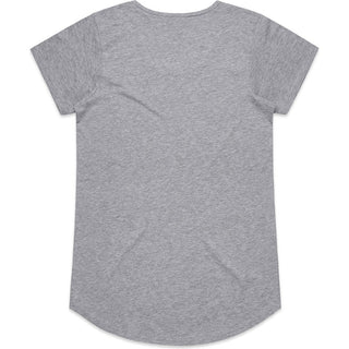 AS Colour 4008 Wo's Mali Tee - Back View | color:Grey Marle|view:back