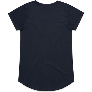 AS Colour 4008 Wo's Mali Tee - Back View | color:Navy|view:back