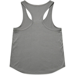 AS Colour 4611 Wo's Maple Active Blend Racerback - Back View | color:Shadow|view:back