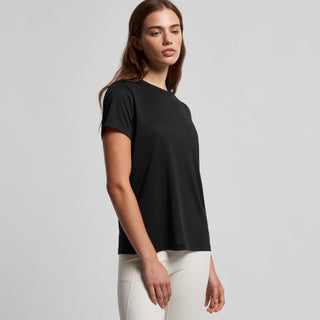 AS Colour Women's Maple Active Tee | 4001A (Black)