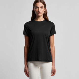 AS Colour Women's Maple Active Tee | 4001A (Black)