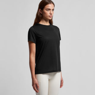 AS Colour Women's Maple Active Tee | 4001A (Black)