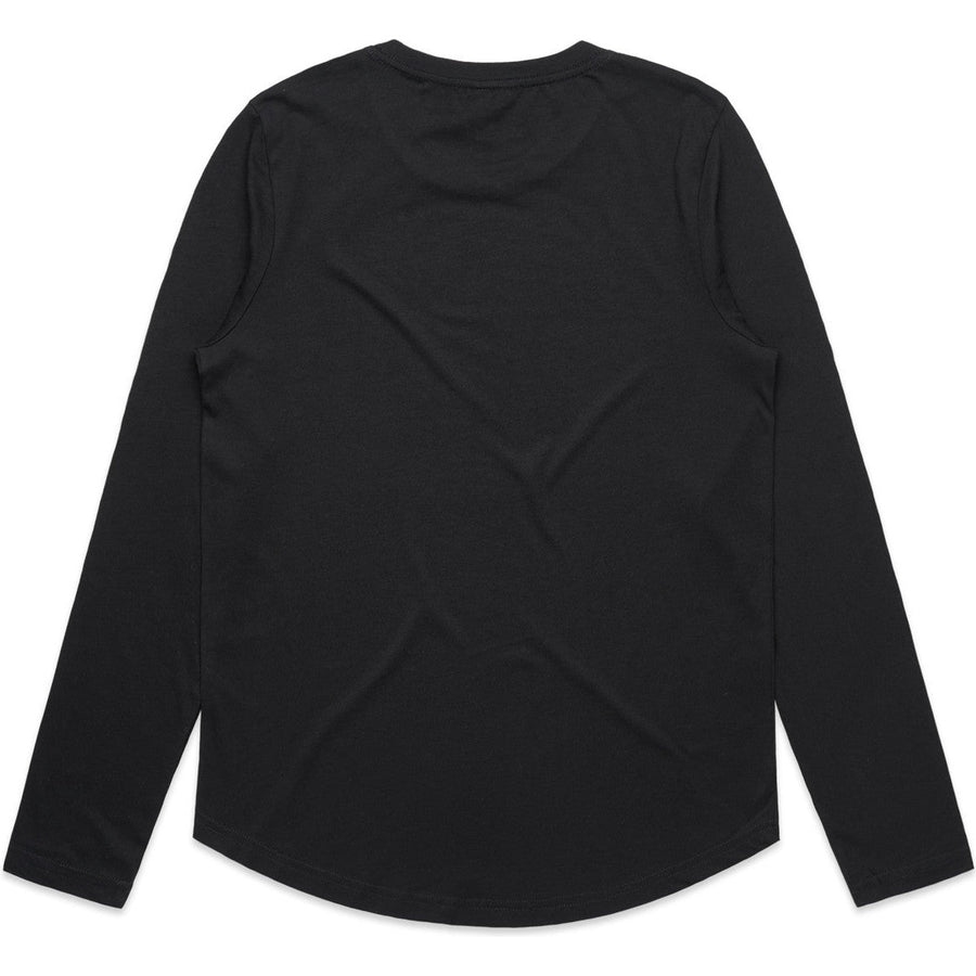 AS Colour Women's Maple Curve L/S Tee | 4021 (Black)