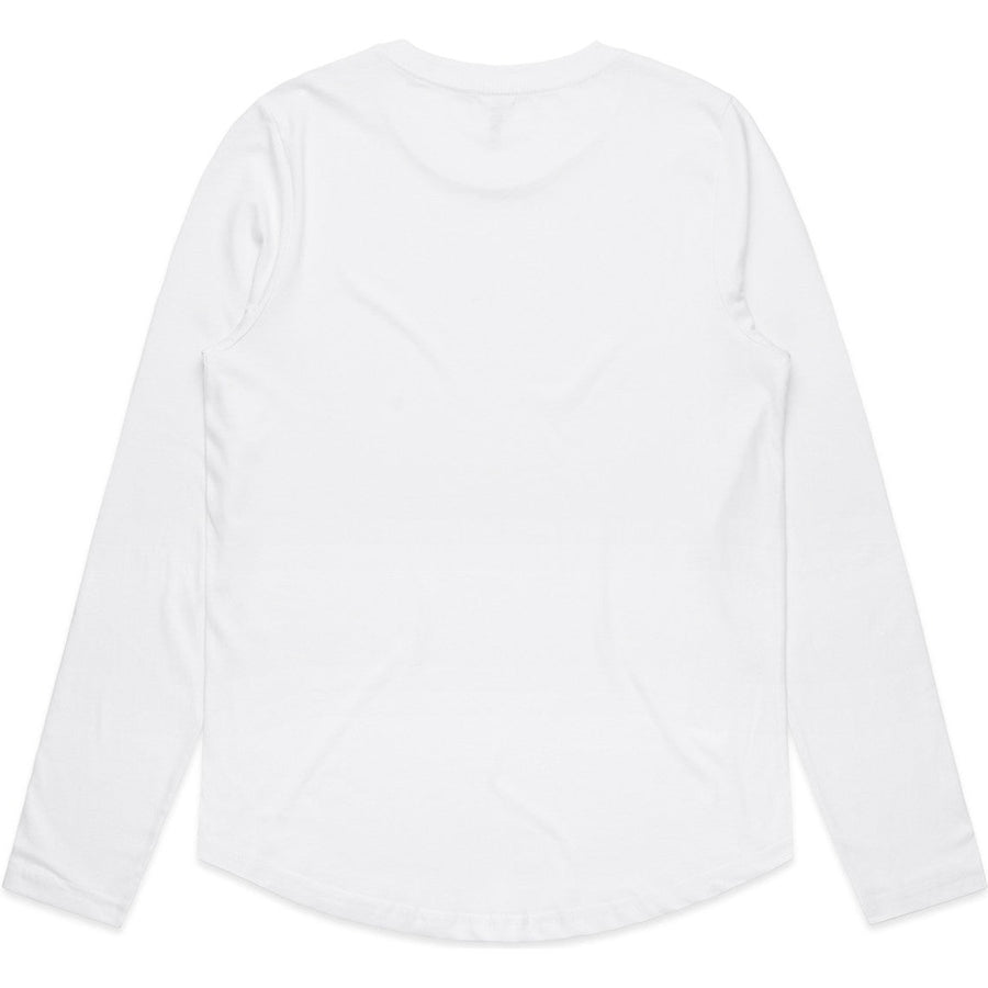 AS Colour Women's Maple Curve L/S Tee | 4021 (White)
